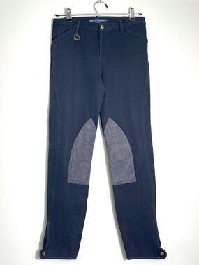 RALPH LAUREN Women's Equestrian Riding Pants Breeches Leggings Navy Blue Size 4